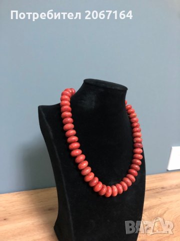 Гердан от корал, снимка 2 - Колиета, медальони, синджири - 44481070