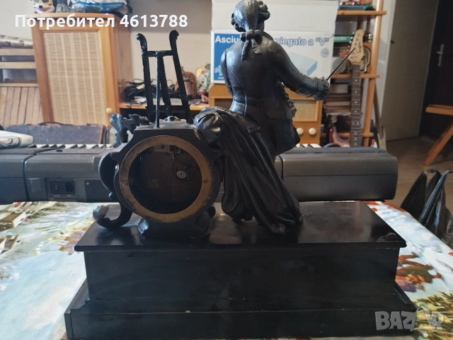 Каминен френски часовник, снимка 8 - Антикварни и старинни предмети - 52157528