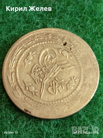 Сребърна монета 6 куруша 1223/29г. Османска Империя Султан Махмуд втори Константинопол 53810