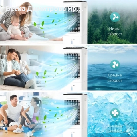 Clearance Въздушен охладител KRAFTWAGEN KK-1051, снимка 5 - Овлажнители и пречистватели за въздух - 51820849