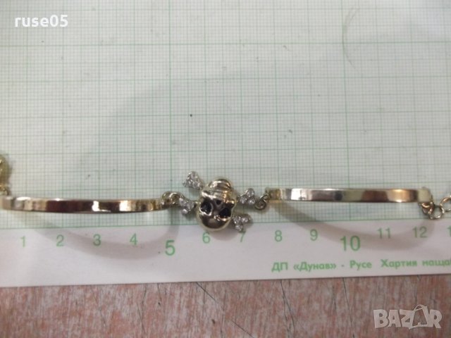 Гривна от две части имитационна бижутерия, снимка 7 - Гривни - 30302712