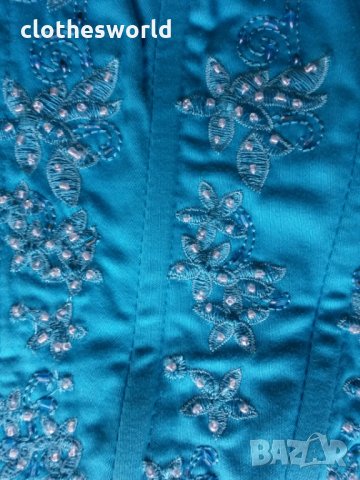 Бюстие в светло синьо Selected, снимка 5 - Корсети, бюстиета, топове - 31136933