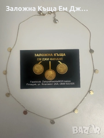 Дамско златно колие 3.56гр 14к., снимка 2 - Колиета, медальони, синджири - 54111008