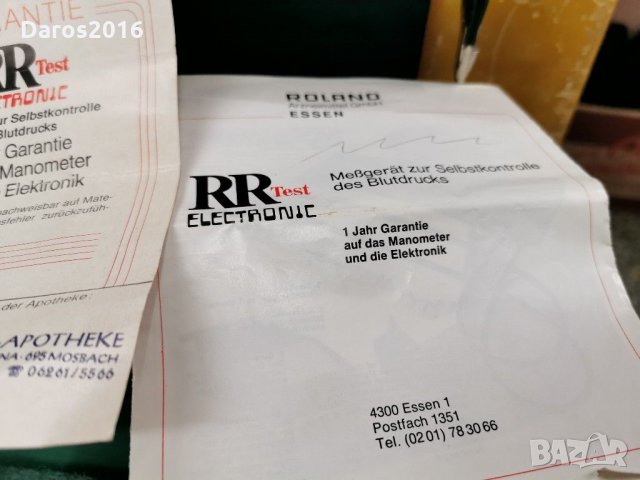 Стар апарат за кръвно Roland , снимка 10 - Други ценни предмети - 30710427