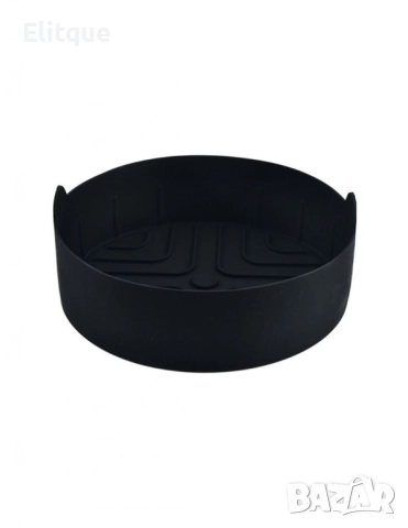 Съд силиконов за AirFryer Rosberg R51980RS, 18.8x5.5см., Червен