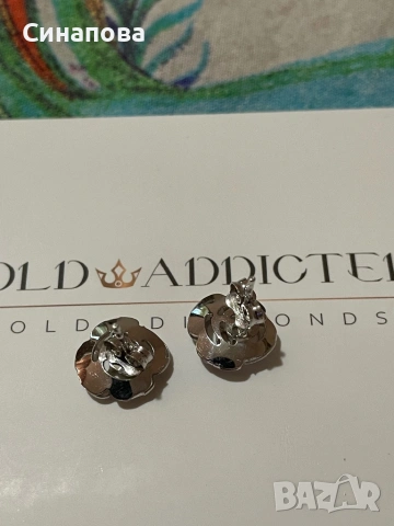 Дамски златни обеци, снимка 9 - Обеци - 54193678