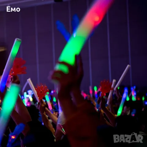 Цветен RGB LED светещ стик от пяна за парти, снимка 7 - Лед осветление - 48181620