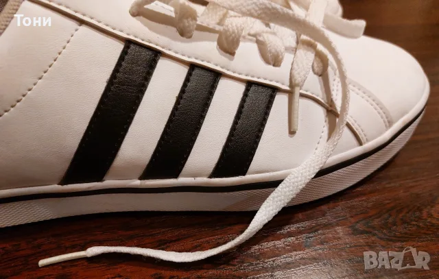 ADIDAS Оригинал Нови Кожени Мъжки Маратонки 44, снимка 7 - Маратонки - 56121748