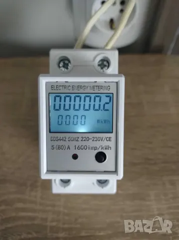 Монофазен електромер за DIN шина | Мултидисплей, 80A, 36мм, снимка 5 - Други стоки за дома - 49962228