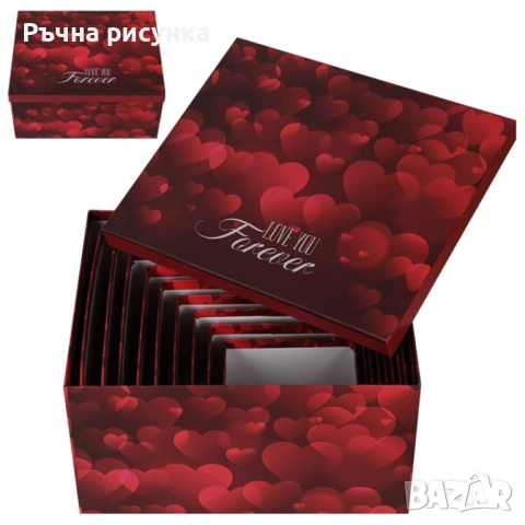 Кутийка сърце  със сапунена розичка за 8 март, снимка 16 - Декорация за дома - 39267857