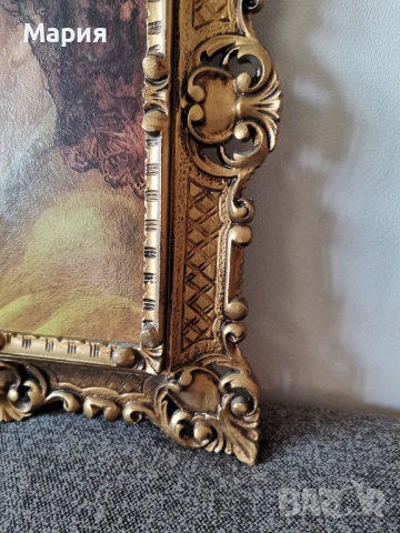 Ретро картина "Майчина нежност" , снимка 3 - Картини - 52636061