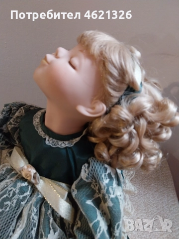 Колекционерска порцеланова кукла Hamilton Collection лимитирана серия, снимка 4 - Декорация за дома - 52056500