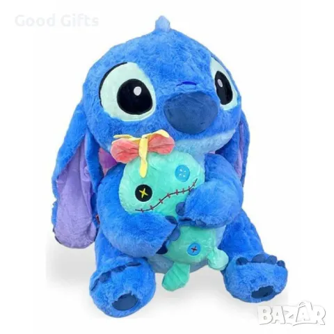 Голям плюшен Стич с извънземно, 60см, Плюшени играчки Лило и Стич, снимка 3 - Плюшени играчки - 48502236