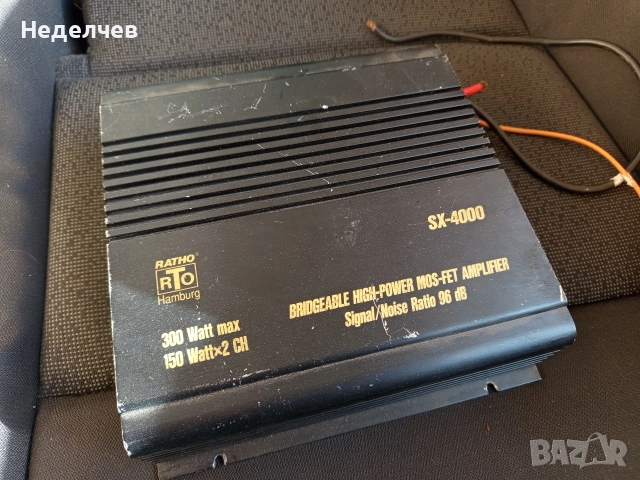 Авто усилвател Ratho 2x150w SX-4000
