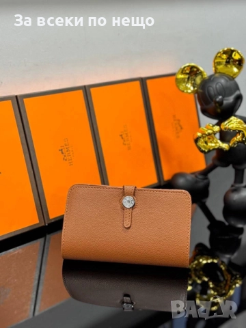 Hermes Дамско Портмоне Естествена Кожа Хермес - Налични Различни Цветове Код E923, снимка 5 - Портфейли, портмонета - 51940227