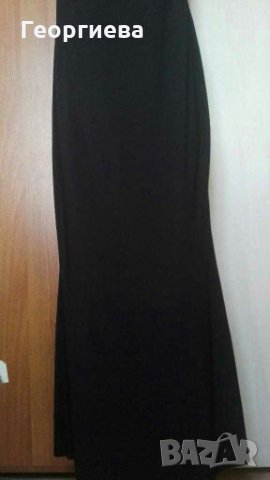 Черна официална рокля, голям размер👗🍀XL/ 2XL👗🍀арт.1046, снимка 4 - Рокли - 30530733