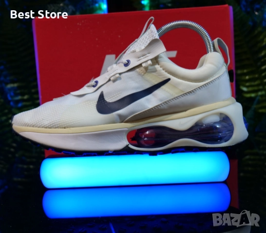 Nike Air Max 2021 - Цвят Бяло и Синьо Мъжки Маратонки 40-45 Номер , снимка 5 - Маратонки - 52732647