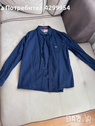 Мъжка риза Tommy Jeans , снимка 1 - Ризи - 47975835