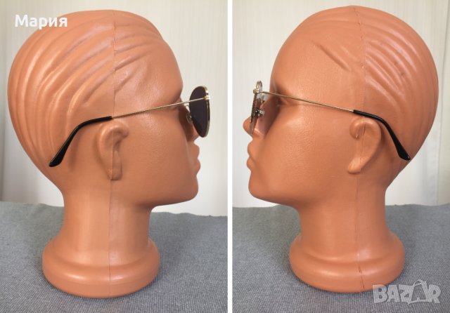 Нови Дамски Слънчеви Очила Модерни Златни Черни Огледални Котешка Форма, снимка 16 - Слънчеви и диоптрични очила - 44446608