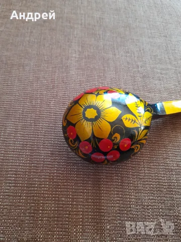 Стара Руска дървена лъжица #2, снимка 5 - Други ценни предмети - 48012460