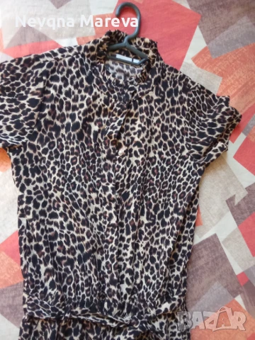 Леопардов гащеризон, снимка 4 - Детски рокли и поли - 50990031
