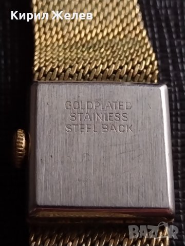 Механичен колекционерски часовник GOLD PLATED позлатен стар рядък 38029, снимка 6 - Антикварни и старинни предмети - 40757177