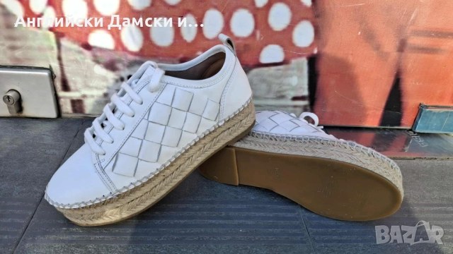 Английски дамски полукецове/еспадрили от естествена кожа-Next, снимка 6 - Дамски ежедневни обувки - 52846052