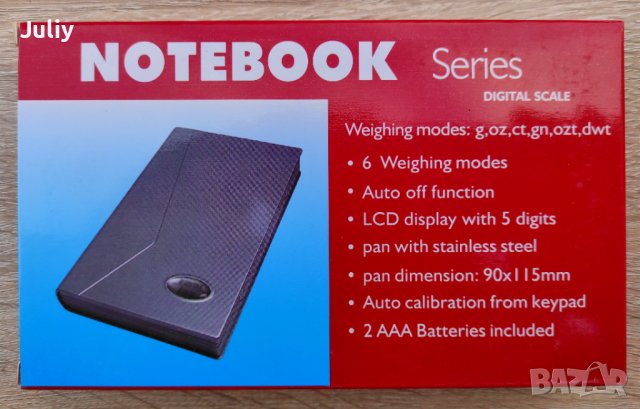 Електронна везна /0,1-500грама /- Notebook, снимка 7 - Електронни везни - 36684850