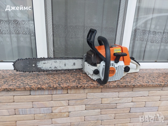 Резачка STIHL 034 AV super electronic quickstop , снимка 10 - Градинска техника - 52659740