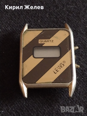 Ретро колекционерски модел електронен часовник от соца LEVI'S QUARTZ за колекция - 26888, снимка 7 - Антикварни и старинни предмети - 36542556
