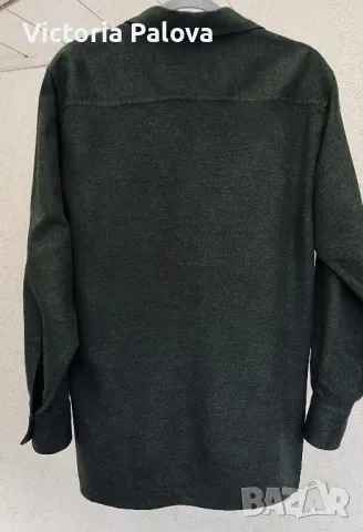 Зимна риза VAN LAACK сиво-зелен цвят, снимка 13 - Ризи - 48111206