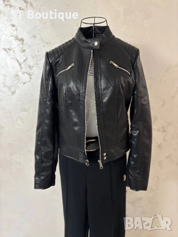 Кожено дамско яке