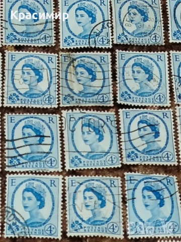 Винтидж ПОЩЕНСКИ марки Елизабет 123бр., снимка 12 - Филателия - 53307935