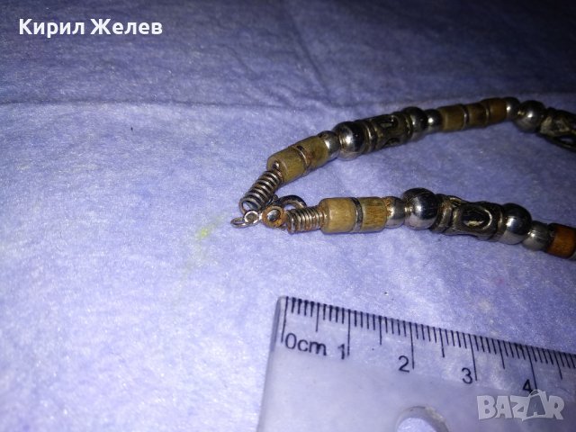 ПОСРЕБРЕН ВИНТИДЖ ГРЪНЧ СТИЛ ЛАНЕЦ 34689, снимка 6 - Колиета, медальони, синджири - 39179938