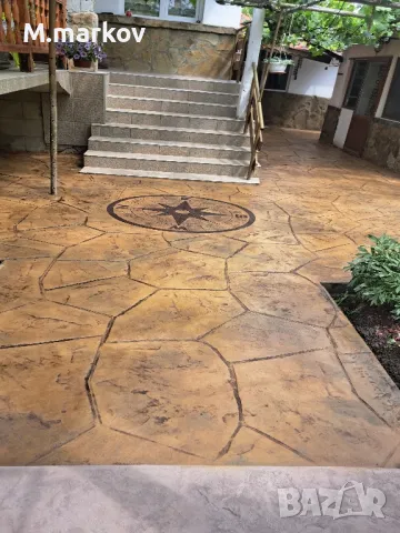 щампован бетон 