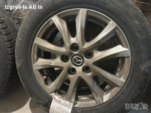 Джанти с летни гуми оригинални за Mazda 205/60/16, снимка 4 - Гуми и джанти - 53079264