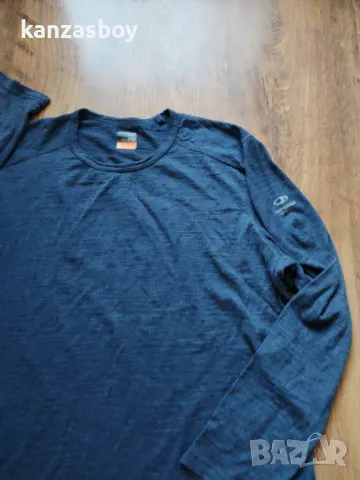 icebreaker 200 merino base layer mens - мъжка мерино блуза ХЛ, снимка 3 - Блузи - 49520970