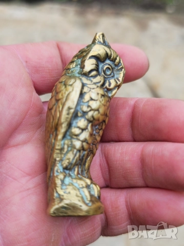 Малък Бронзов Бухал , снимка 7 - Декорация за дома - 52353069