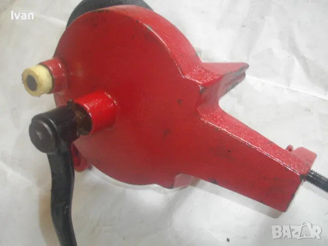 2,5 кг Немски РЪЧЕН ШМИРГЕЛ  с възможност за шлифовъчен камък диск до ф 200мм ОТЛИЧЕН ГОЛЯМ, снимка 14 - Други инструменти - 47602865