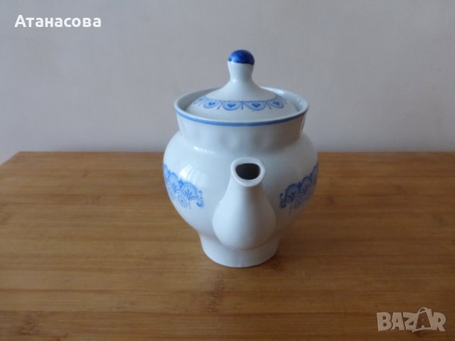 Украински порцеланов чайник Барановка 1970 г, снимка 4 - Аксесоари за кухня - 42081460