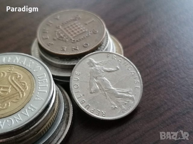 Монета - Франция - 1/2 (половин) франк | 1986г., снимка 2 - Нумизматика и бонистика - 35446196