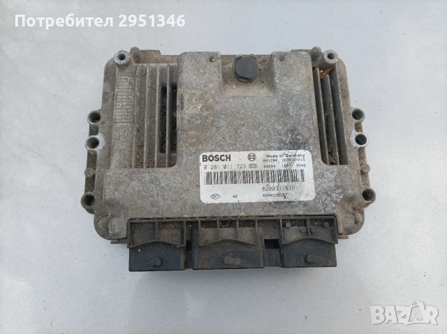компютър ECU 8200311539 0281011723 Рено Еспейс 4 Renault Espace IV 