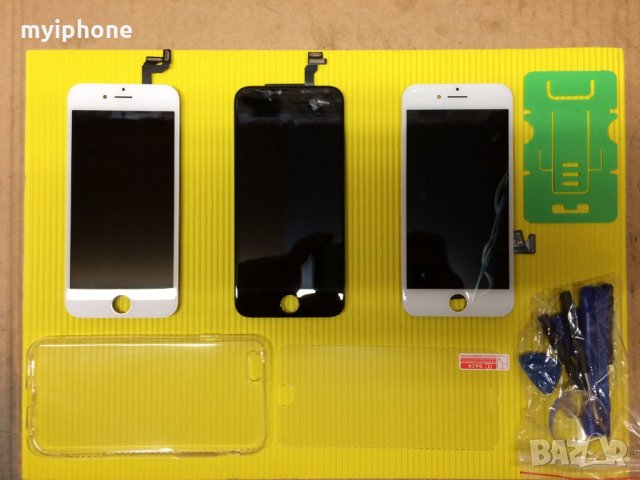 Дисплей с Гаранция! Iphone 5S,5SE,6,6S,7,8,X +4 подаръка бонус!