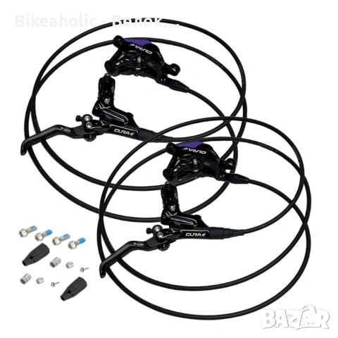 Комплект спирачки Formula Cura 4 4-бутални (L.800mm/1500mm), снимка 4 - Части за велосипеди - 54093926