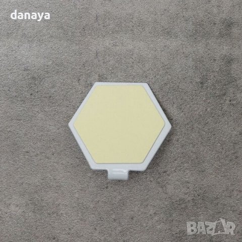 3635 Комплект метални самозалепващи закачалки Шестоъгълник, 3 броя, снимка 3 - Закачалки - 39995678