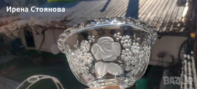 Фруктиера/бонбониера Walther Glas, серия Annette, кристалин., снимка 9 - Чинии - 48096055