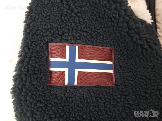Napapijri Yupik Fleece - Оригинално мъжко поларено яке размер L, снимка 10 - Якета - 52079180