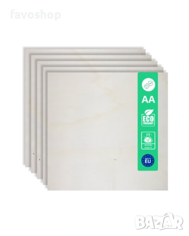 Шперплат 2мм топола 40×40 см – двустранно шлайфан