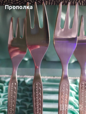 Висококачествен комплект от Немски десертни вилици, неръждаеми 18/10, снимка 7 - Прибори за хранене, готвене и сервиране - 53883003