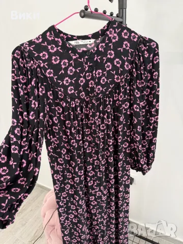 Дълга рокля на Zara в размер S, снимка 11 - Рокли - 48511314